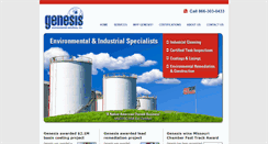 Desktop Screenshot of genesisenviro.com