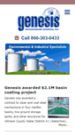 Mobile Screenshot of genesisenviro.com